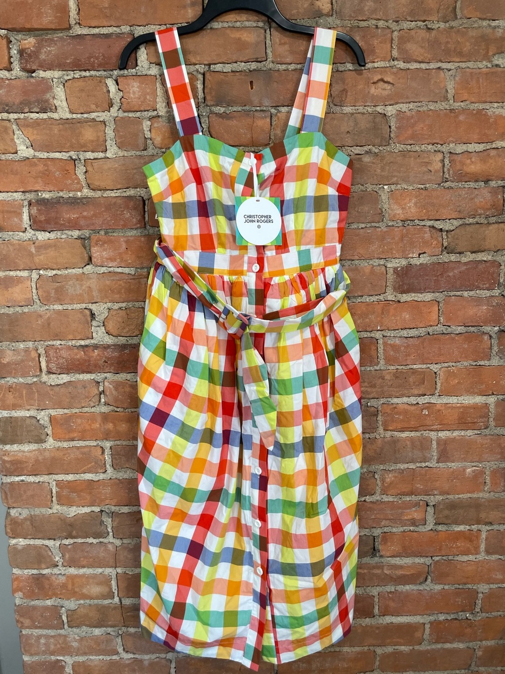 NWT Target x Christopher John Rogers plaid check dress | size 6 | cute!